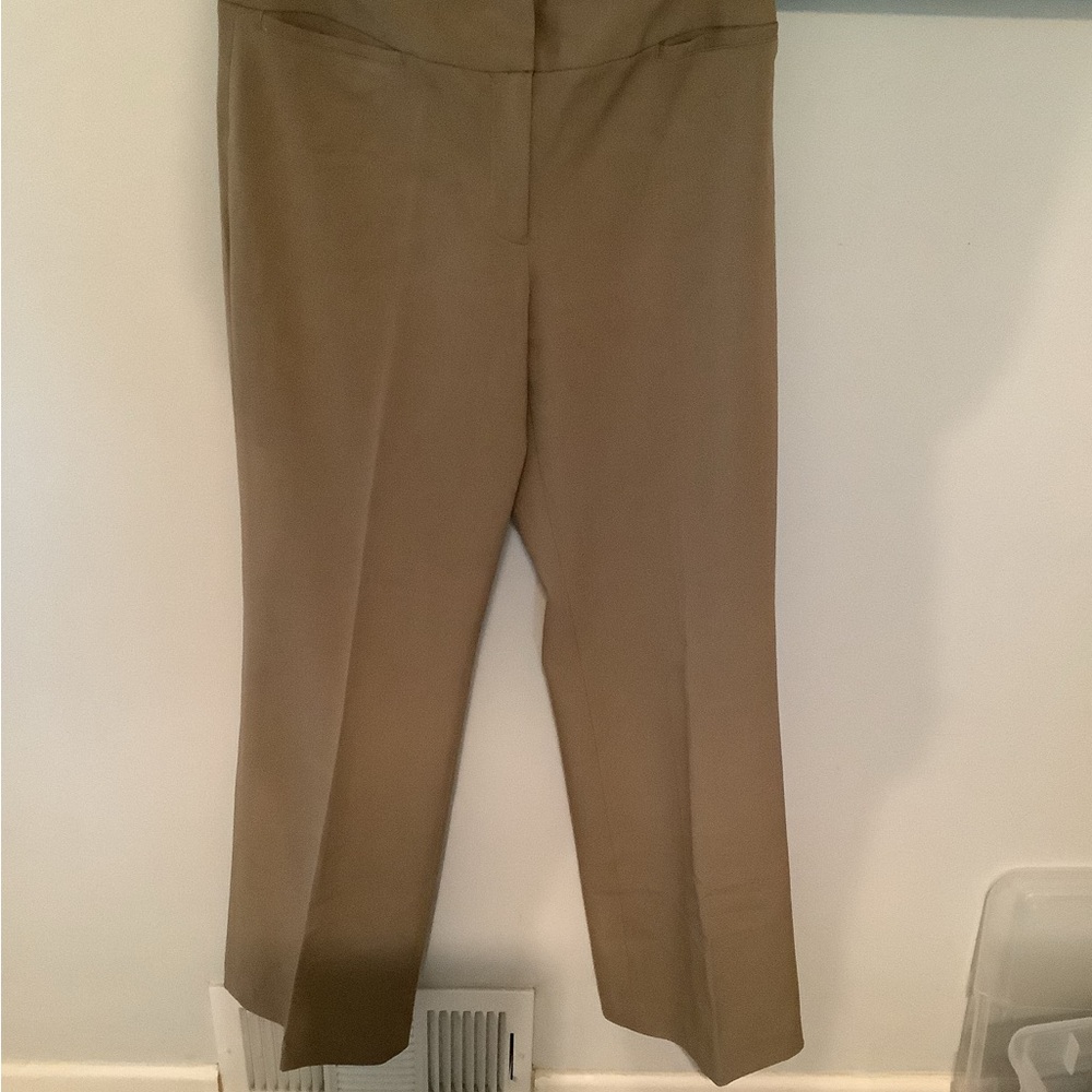 Beige Rafaela wide leg pants.